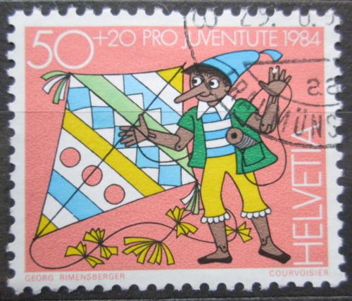 Poštová známka Švýcarsko 1984 Pinocchio, Pro Juventute Mi# 1285
