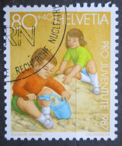 Poštová známka Švýcarsko 1987 Dìti, Pro Juventute Mi# 1362