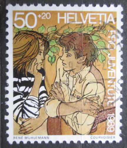 Poštová známka Švýcarsko 1989 Pøátelství, Pro Juventute Mi# 1406 