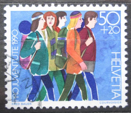 Poštová známka Švýcarsko 1990 Mládež na vandru, Pro Juventute Mi# 1432