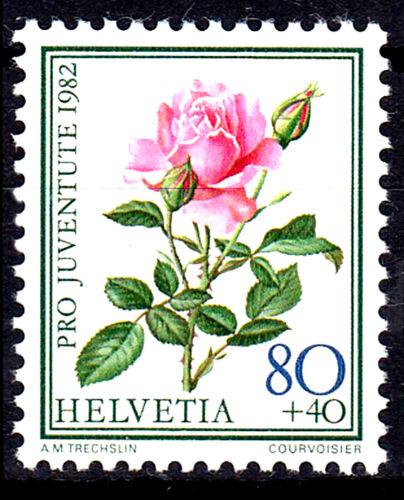 Poštová známka Švýcarsko 1982 Rùže, Pro Juventute Mi# 1240