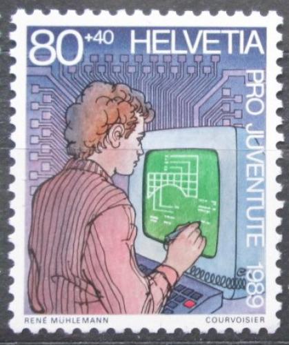Poštová známka Švýcarsko 1989 Profesní pøíprava, Pro Juventute Mi# 1407