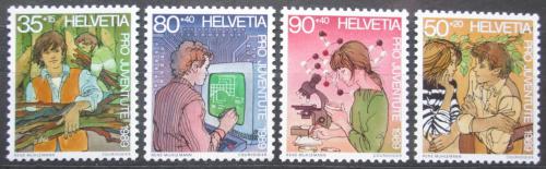 Poštové známky Švýcarsko 1989 Aktivity mládeže, Pro Juventute Mi# 1405-08 Kat 5.50€