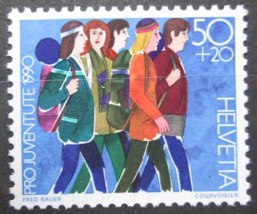 Poštová známka Švýcarsko 1990 Mládež na vandru, Pro Juventute Mi# 1432