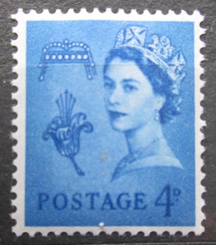 Poštová známka Guernsey 1966 Krá¾ovna Alžbeta II. Mi# 3