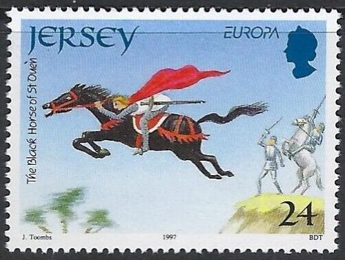 Poštová známka Jersey 1997 Európa CEPT Mi# 784