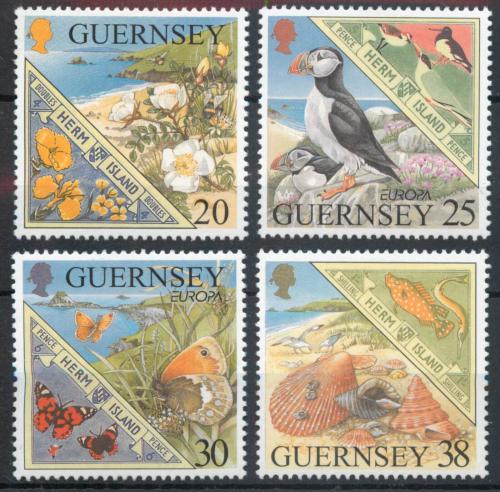 Poštové známky Guernsey, Ve¾ká Británia 1999 Európa CEPT Mi# 808-11