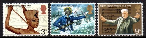 Poštové známky Ve¾ká Británia 1972 Výroèí Mi# 594-96