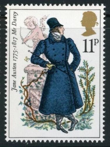 Poštová známka Ve¾ká Británia 1975 Mr. Darcy z románu Jane Austen Mi# 690 