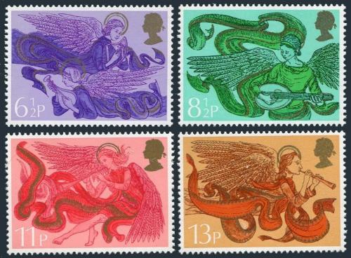 Poštové známky Ve¾ká Británia 1975 Vianoce Mi# 692-95