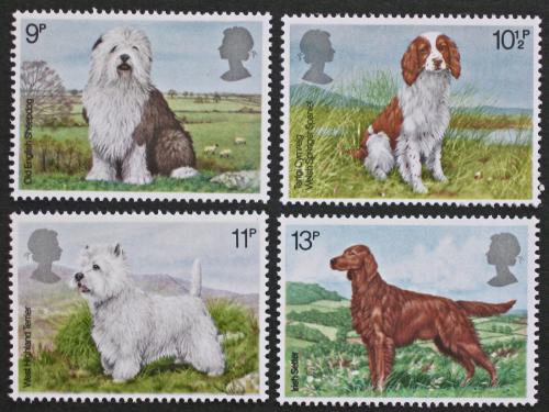 Poštové známky Ve¾ká Británia 1979 Psy Mi# 781-84