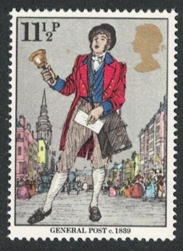 Poštová známka Ve¾ká Británia 1979 Listonoš Mi# 805