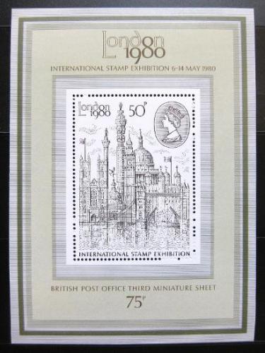 Poštová známka Ve¾ká Británia 1980 Londýn Mi# Block 3