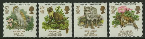 Poštové známky Ve¾ká Británia 1986 Európa CEPT Mi# 1068-71 Kat 6.50€