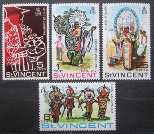 Poštové známky Svätý Vincent 1969 Karneval Mi# 243-46