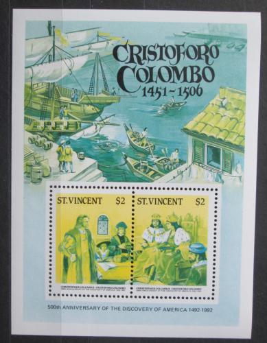 Poštové známky Svätý Vincent 1986 Krištof Kolumbus Mi# N/N