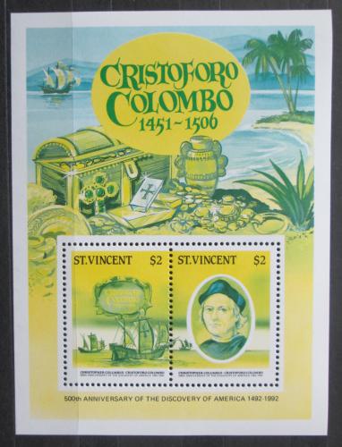 Poštové známky Svätý Vincent 1986 Krištof Kolumbus Mi# N/N