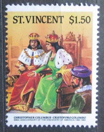 Poštová známka Svätý Vincent 1986 Španìlský královský pár Mi# 912