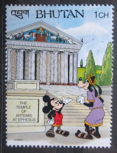 Poštová známka Bhútán 1991 Disney postavièky Mi# 1380