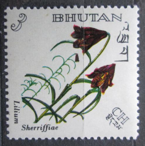 Poštová známka Bhútán 1967 Lilie Mi# 130 