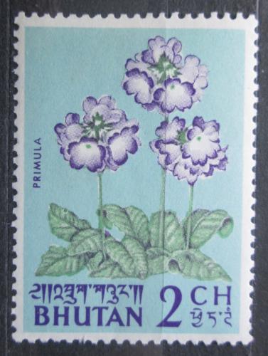 Poštová známka Bhútán 1965 Prvosenka Mi# 45
