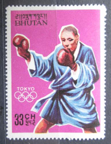 Poštová známka Bhútán 1964 LOH Tokio, box Mi# 34 A