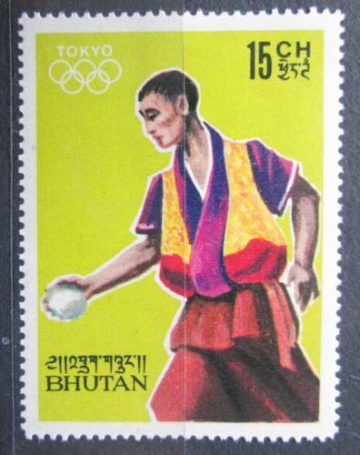 Poštová známka Bhútán 1964 LOH Tokio Mi# 33 A