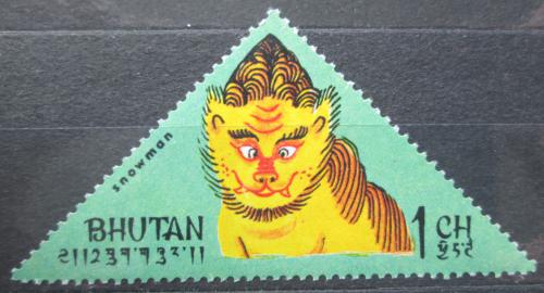 Poštová známka Bhútán 1966 Yetti Mi# 95 A
