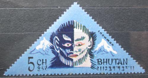 Poštová známka Bhútán 1966 Yetti Mi# 99 A