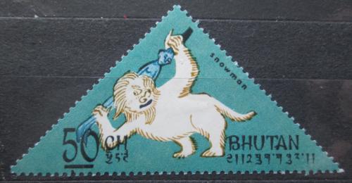 Poštová známka Bhútán 1966 Yetti Mi# 103 A