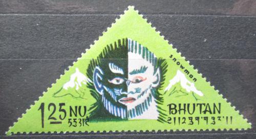 Poštová známka Bhútán 1966 Yetti Mi# 104 A