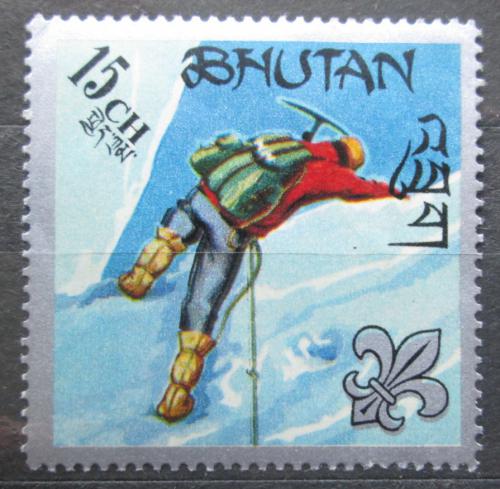 Poštová známka Bhútán 1967 Skaut Mi# 145 A