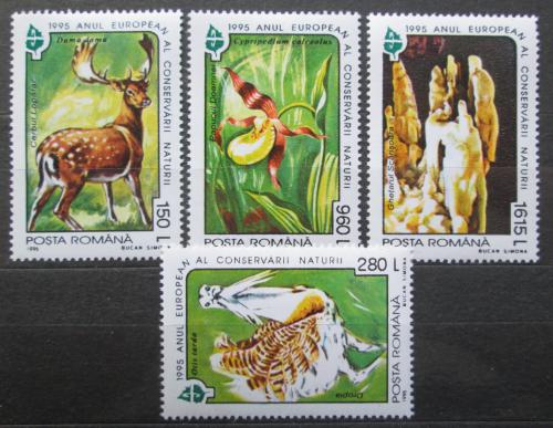 Poštové známky Rumunsko 1995 Ochrana pøírody Mi# 5099-5102