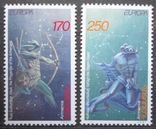 Poštové známky Arménsko 1997 Európa CEPT, legendy Mi# 317-18 Kat 7.50€