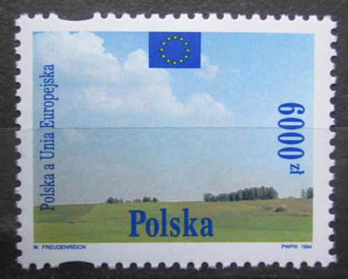 Poštová známka Po¾sko 1994 Po¾sko a Evropská unie Mi# 3517