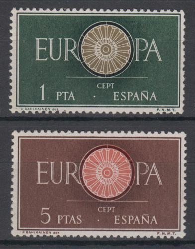 Poštové známky Španielsko 1960 Európa CEPT Mi# 1189-90