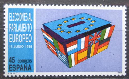 Poštová známka Španielsko 1989 Volby do Evropského parlamentu Mi# 2894