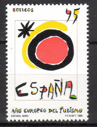 Poštová známka Španielsko 1990 Umenie, Joan Miró Mi# 2967
