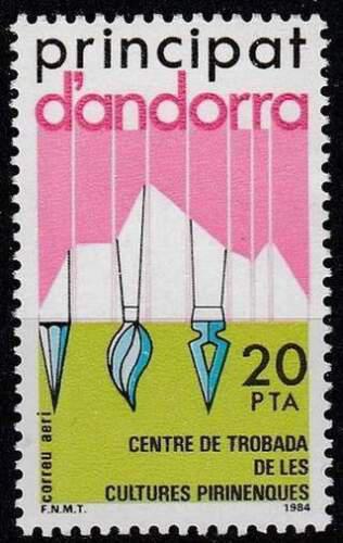 Poštová známka Andorra Šp. 1984 Pyrenejská kultura Mi# 179