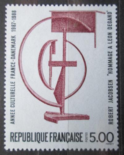 Poštová známka Francúzsko 1988 Umenie, Robert Jacobsen Mi# 2687