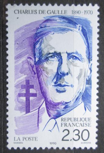 Poštová známka Francúzsko 1990 Charles de Gaulle Mi# 2759