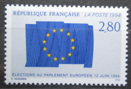 Poštová známka Francúzsko 1994 Vlajka Evropské unie Mi# 3007
