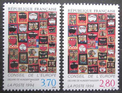 Poštové známky Francúzsko 1994 Rada Evropy, služobná Mi# 51-52
