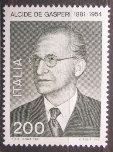 Poštová známka Taliansko 1981 Alcide De Gasperi, politik Mi# 1743