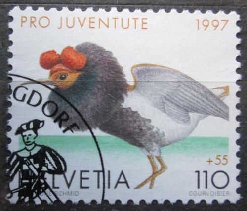 Poštová známka Švýcarsko 1997 Jespák bojovný Mi# 1632