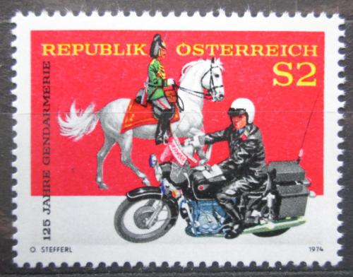Poštová známka Rakúsko 1974 Rakouská policie, 125. výroèie Mi# 1454