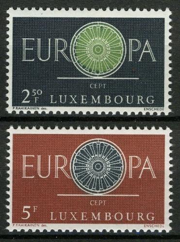 Poštové známky Luxembursko 1960 Európa CEPT Mi# 629-30