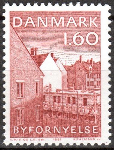 Poštová známka Dánsko 1981 Renesance mìst Mi# 738