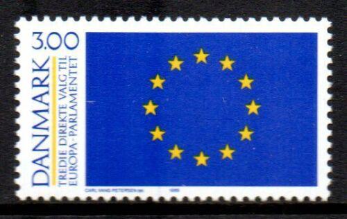 Poštová známka Dánsko 1989 Vlajka Evropské unie Mi# 949