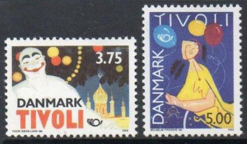 Poštové známky Dánsko 1993 NORDEN, plakáty Mi# 1054-55